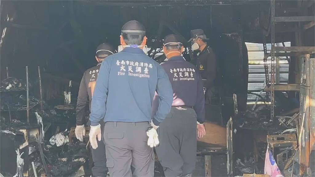 台南永康惡火燒7鐵皮屋店面　機車行老闆夫婦命喪火窟