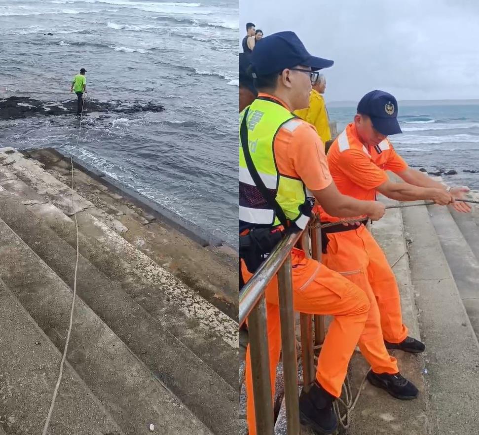 快新聞／新！雨彈狂炸　澎湖大浪「小船翻覆」4人落海