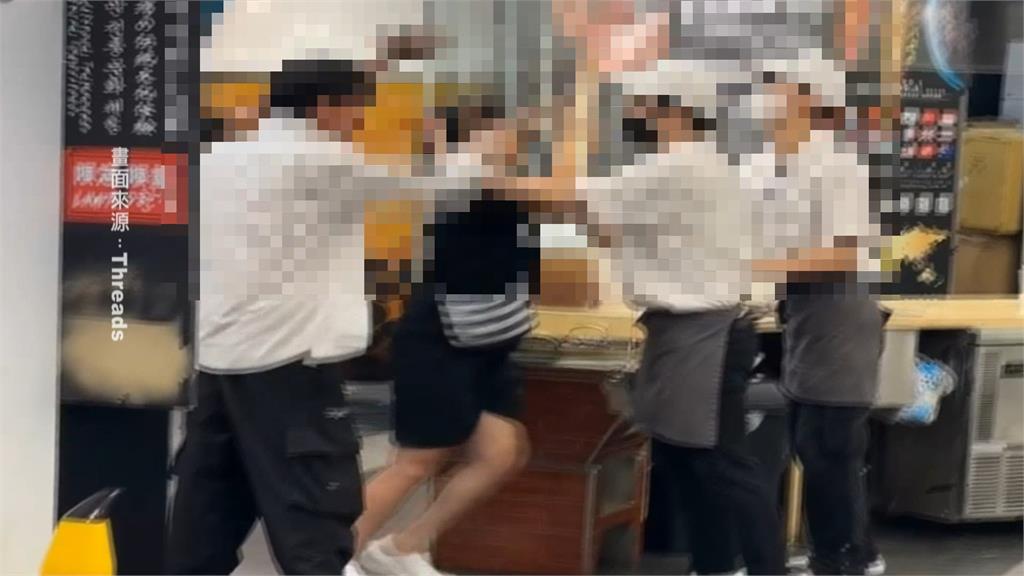 醉漢大鬧幸福堂！點餐口齒不清　怒吼、推擠越南籍店員