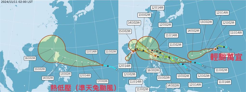 「烏薩奇」最快今日登台?天兔颱風路徑曝林嘉愷點名「2地區」防降雨