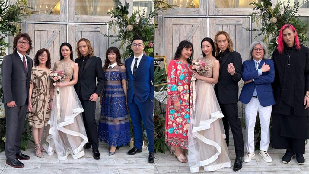 吸血鬼老師Eko結婚了!婚禮合照「網見2焦點」:一家人都好酷