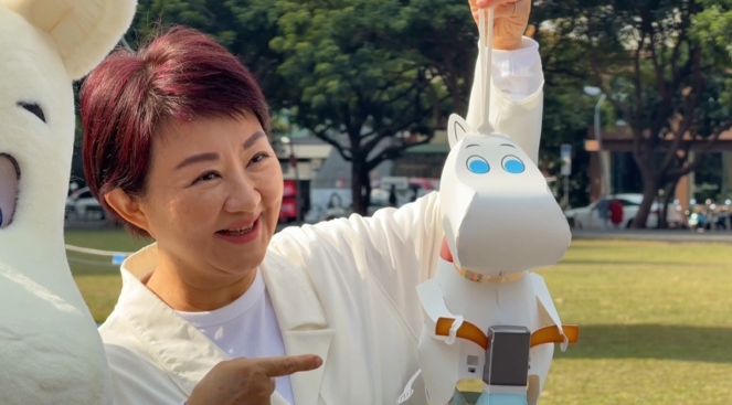 中台灣燈會IP搶先亮相　２１公尺高"巨型姆明"超吸睛