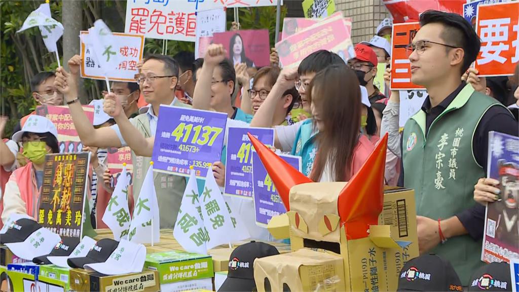 快新聞/桃園3罷團聯合送件! 罷免牛煦庭、萬美玲、邱若華二階達成率破百