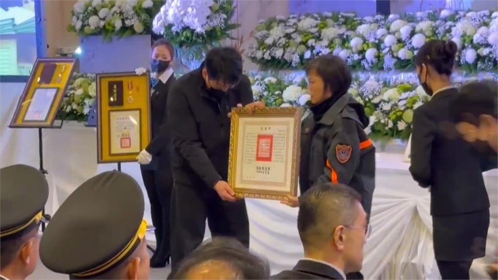 殉職勇消詹能傑公祭! 總統頒褒揚令.將入祀忠烈祠