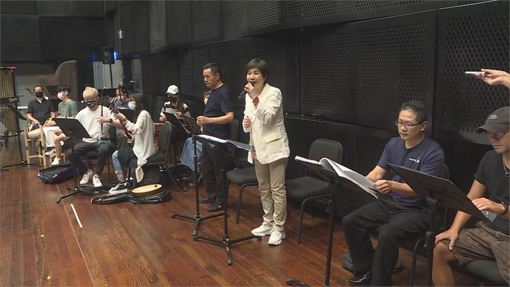為總統府音樂會加緊彩排 唐美雲歌仔戲結合高市交響樂迸出火花