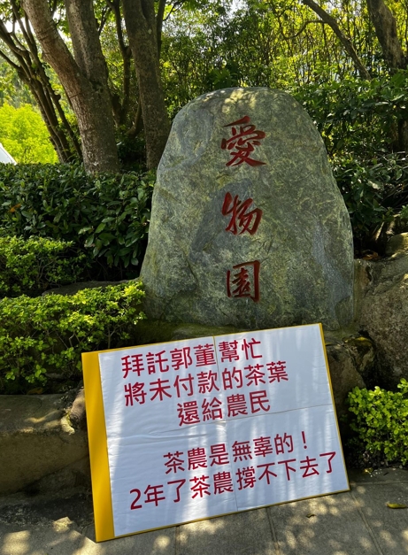 快新聞/向郭台銘討茶葉款項! 茶農墓園下跪:郭董救救茶農