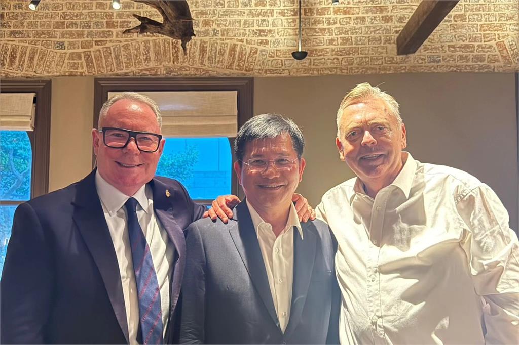 快新聞／林佳龍訪吐瓦魯返台過境澳洲　NSW議員曬照喊：台澳共享民主原則