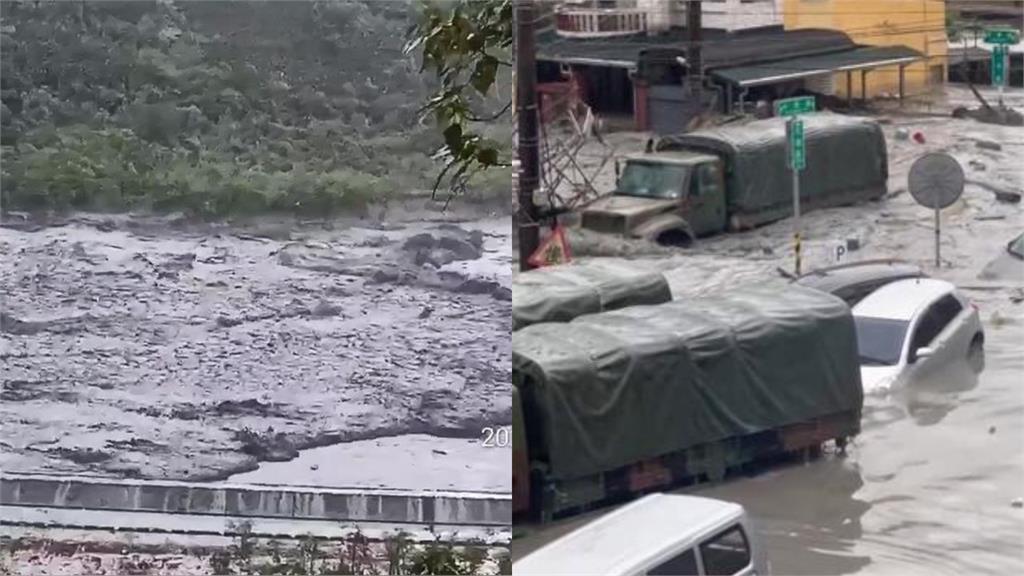 傅崐萁主張爆破解決堰塞湖！她曬「土石流1分鐘滅村片」開嗆：你扛得起嗎