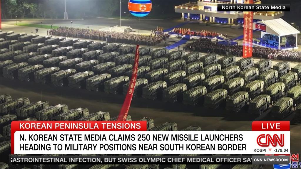 北朝鮮新型飛彈發射器交接儀式　金正恩稱「親自設計」