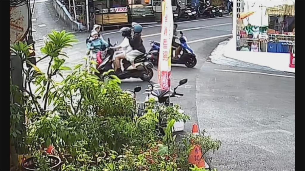 美人當心摔成淚人兒! 屏東小琉球「這路段」2機車相撞