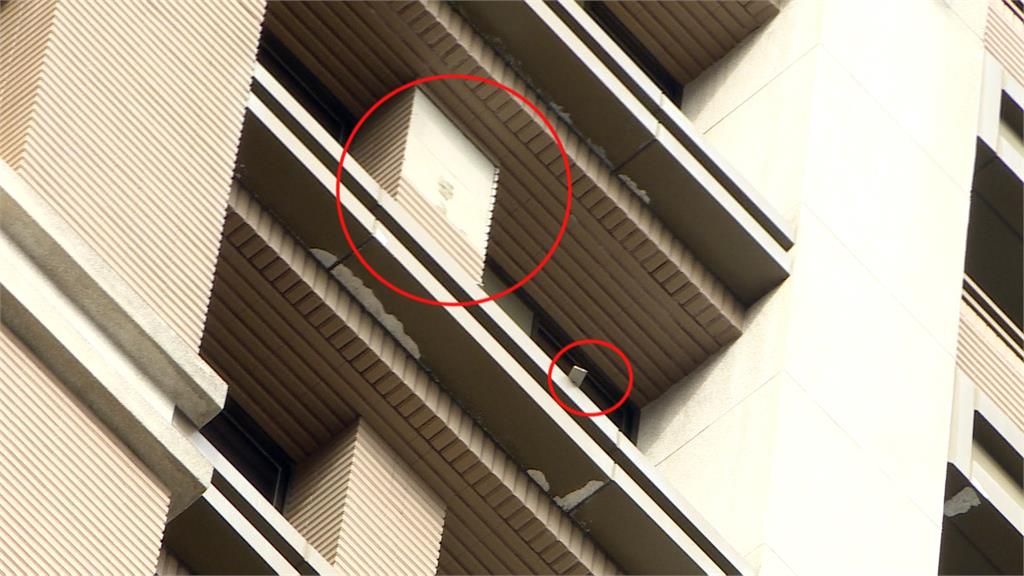 新莊天降「磁磚雨」！　17樓外牆磁磚剝落險砸人