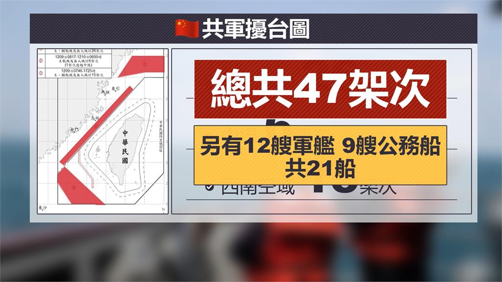 中國90艘艦艇現蹤 劍指第一島鏈? 國防部:企圖將台海內海化