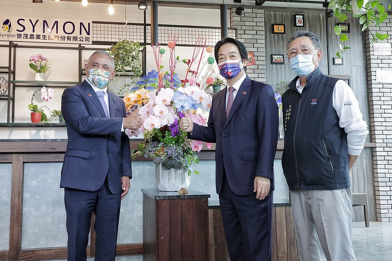 快新聞/陪貝里斯總理伉儷遊台南 賴清德奇美博物館設午宴款待