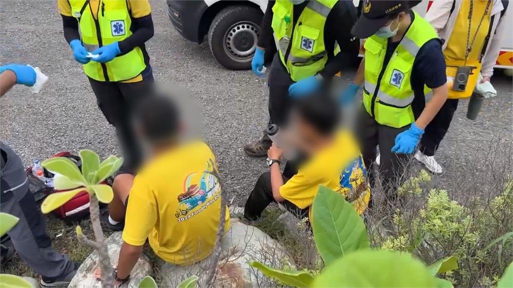 新竹某國中台東阿塱壹古道暑期成長營　11師生遭蜜蜂螫傷送醫