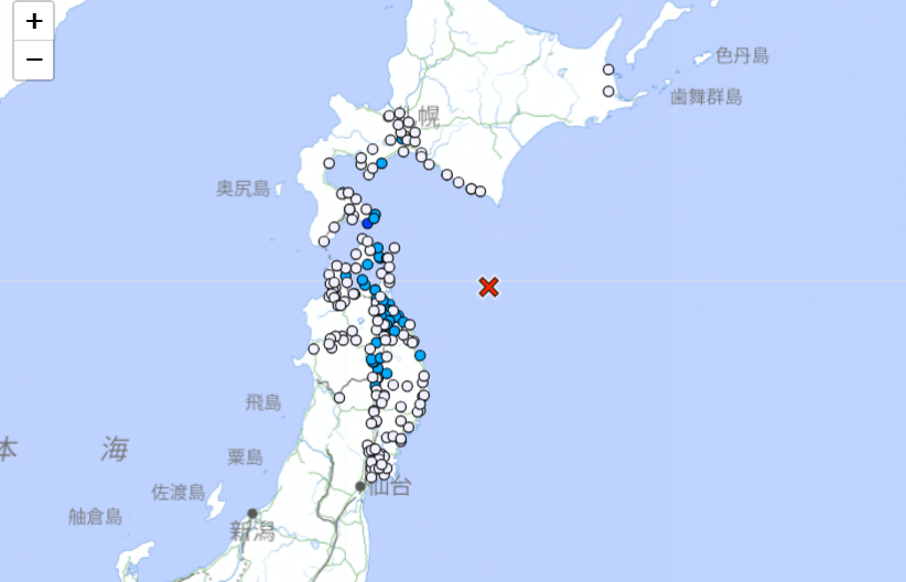 快訊/日本又狂搖!青森外海「規模5.2」極淺層地震 多地有感