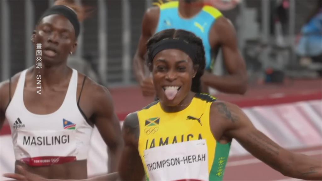 牙買加女閃電創紀錄　湯普森田徑100與200米衛冕雙金