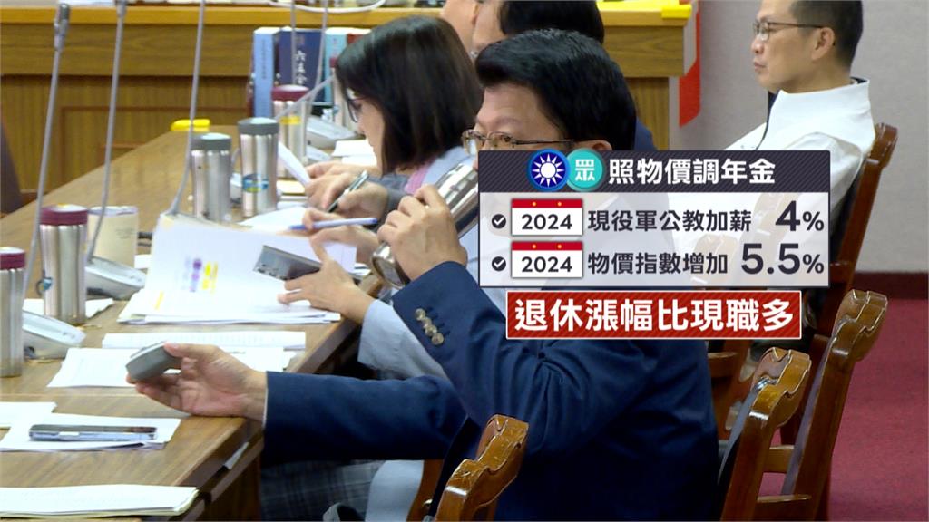 藍白聯手"停砍教師年金"送出委員會 綠憂加速基金破產