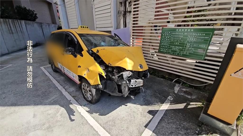 花蓮火車站計程車暴衝5傷 肇事運將疑因身體不適釀禍