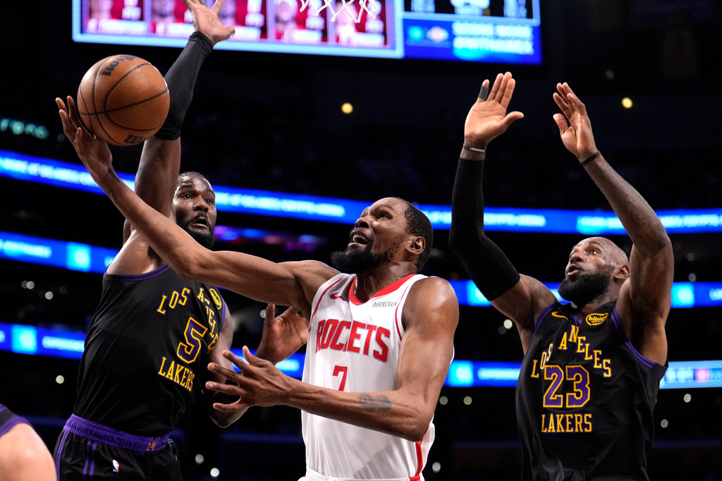 NBA(影)／湖人第三戰前傳利多消息！「鄉村曼巴」有機會復出！KD狀況存疑