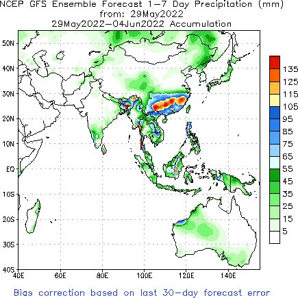陽光露臉飆高溫！鄭明典PO「未來一週雨量預測圖」：台灣降雨訊號微弱