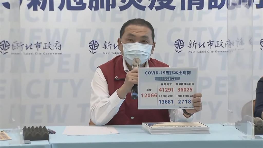 新北單日確診+12006 連三天破萬例持續整備