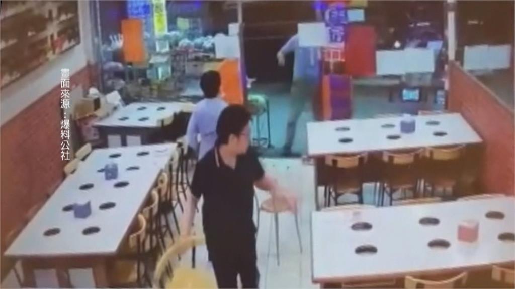 台北3惡煞持棍棒闖火鍋店　老闆跟2友人被打到遍體鱗傷