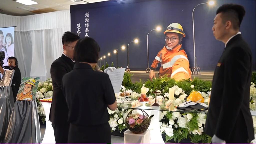 台電員工李元瀚告別式　賴總統頒發褒揚令