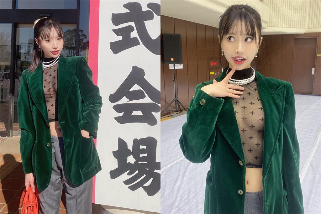 日20歲嫩模參加成人式!穿「暗黑透膚裝」險走光掀網論戰 日20歲辣模穿「暗黑透膚裝」參加成人式!她險走光網戰翻:酒店小姐嗎