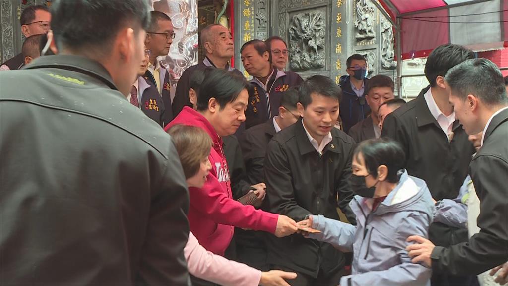 快新聞/大年初三發放限量福袋 賴清德不忘