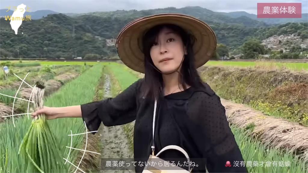 日本OL樂當農夫！頭戴「斗笠」回眸燦笑太甜了　網羨慕：誰拍的