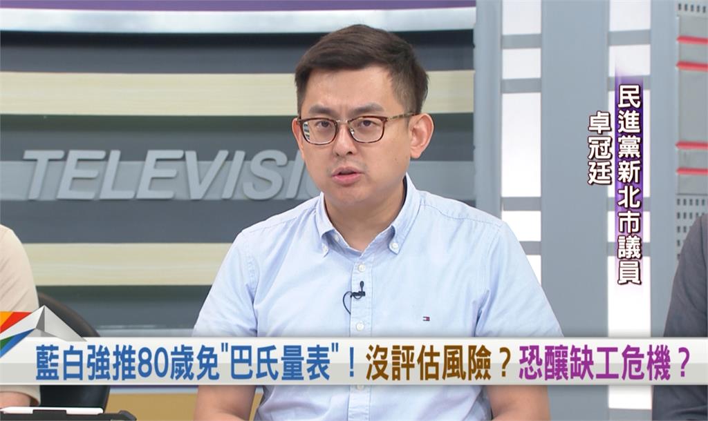 向前行(影)／80歲免評巴氏量表將上路！卓冠廷憂心：恐合法申請 違法使用！