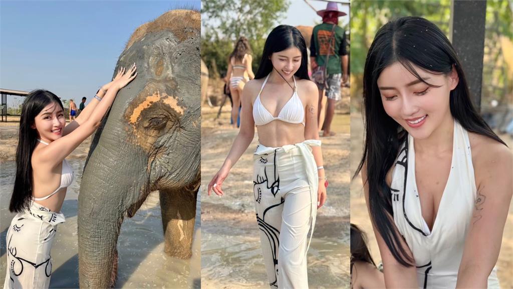 最美營養師高敏敏「泡湯猛喬比基尼」！一抬腿亮出「巨大溫泉蛋」網震：厲害…