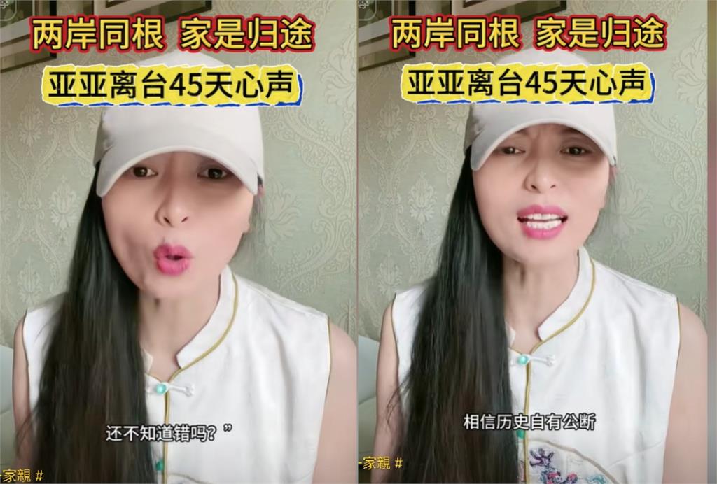 亞亞回祖國懶得演了!又嗆台灣「只是中國的一個省」:沒資格遣返中國人
