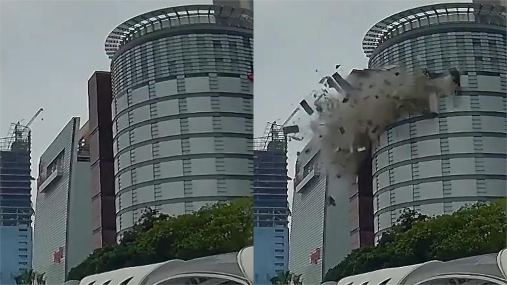 台中新光三越氣爆瞬間畫面曝光!3人遭炸飛「倒地搶救」2人無意識