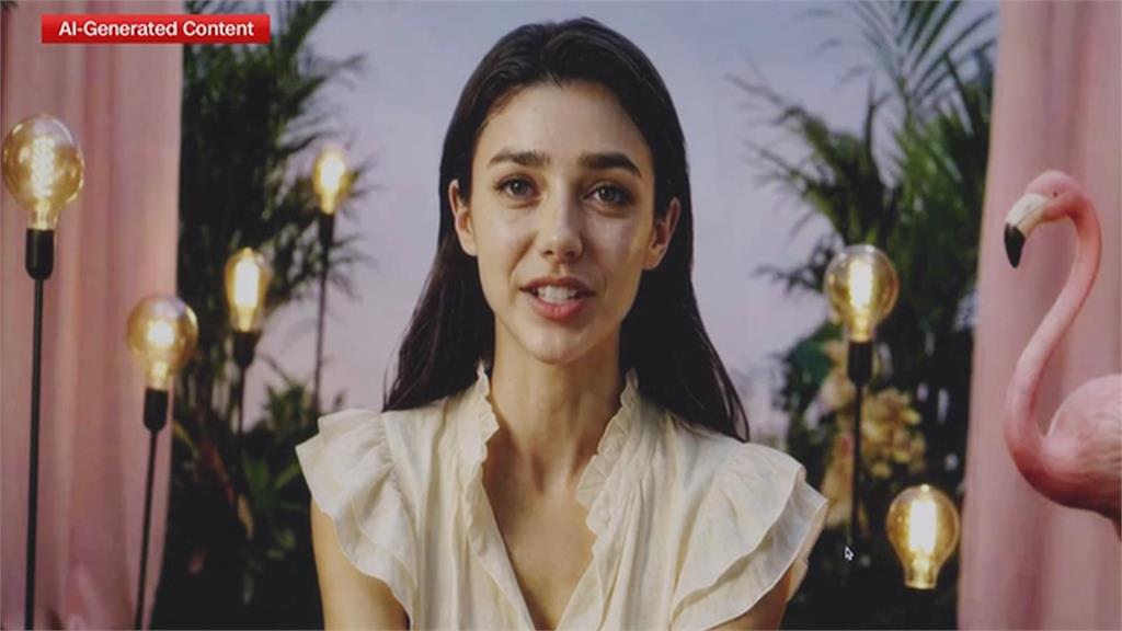 全球首位AI演員「蒂莉諾伍德」 接受CNN專訪「落漆」