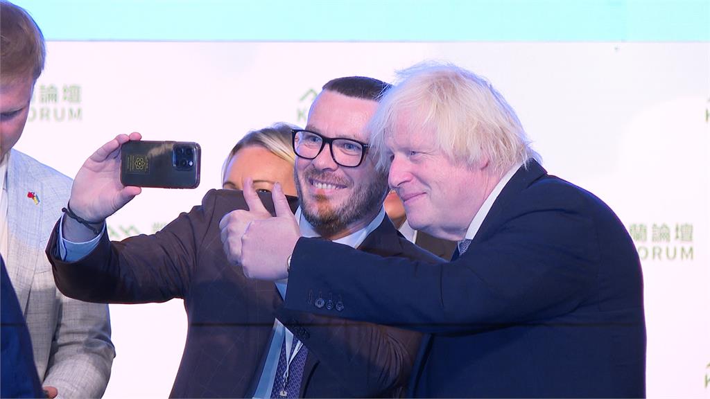 英國前首相強生首度來台！　同框賴總統斥責北京文攻武嚇