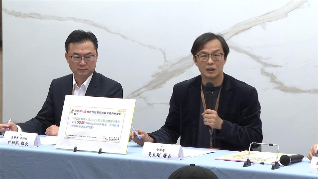 15萬顆"芬普尼蛋"通路急下架 食藥署：60公斤成人一天吃100顆才會急性中毒