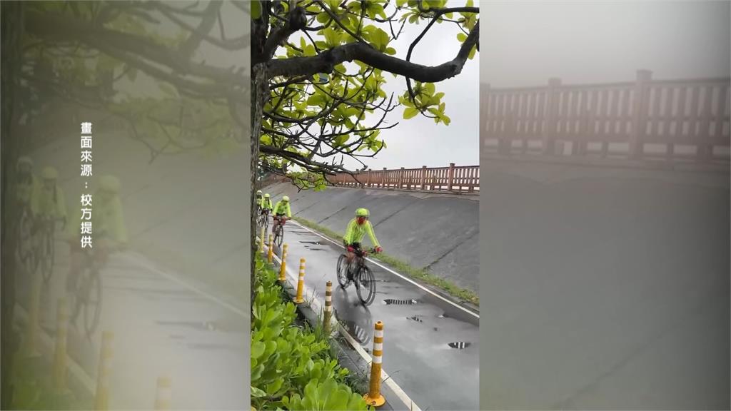 單車環台再出發! 康橋學生「綁紫緞帶」替受傷同學祈福