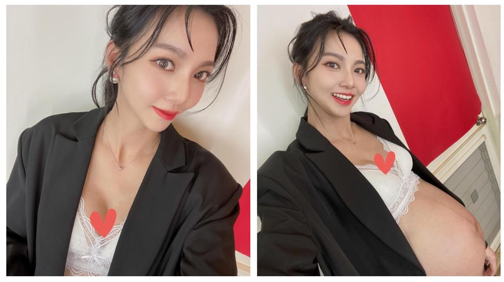 莉婭挺9個月巨肚辣曬「蕾絲內在美」!羞認「這一處」大升級