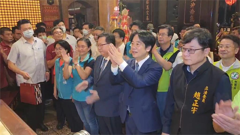跟侯友宜、郭台銘別苗頭? 賴清德參加關公誕辰遶境
