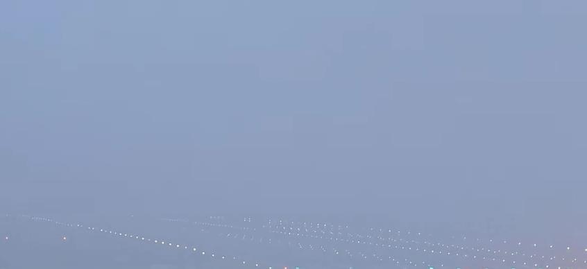 快新聞／出國注意！桃園機場濃霧　能見度僅100公尺