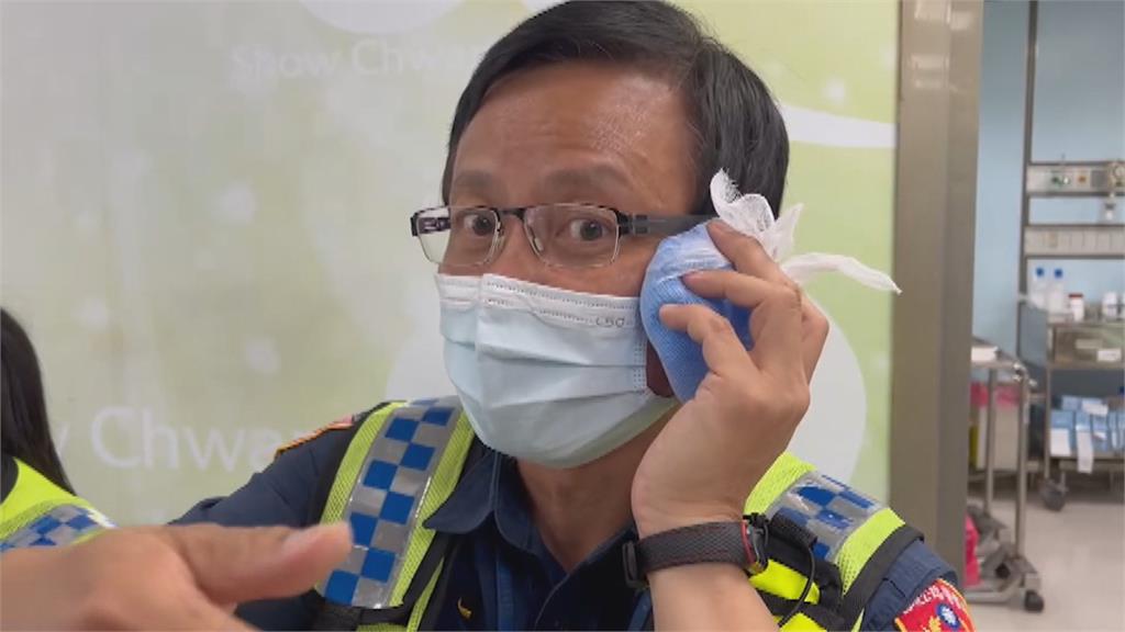 騎車上國道遭攔查　男情緒失控揮拳襲警