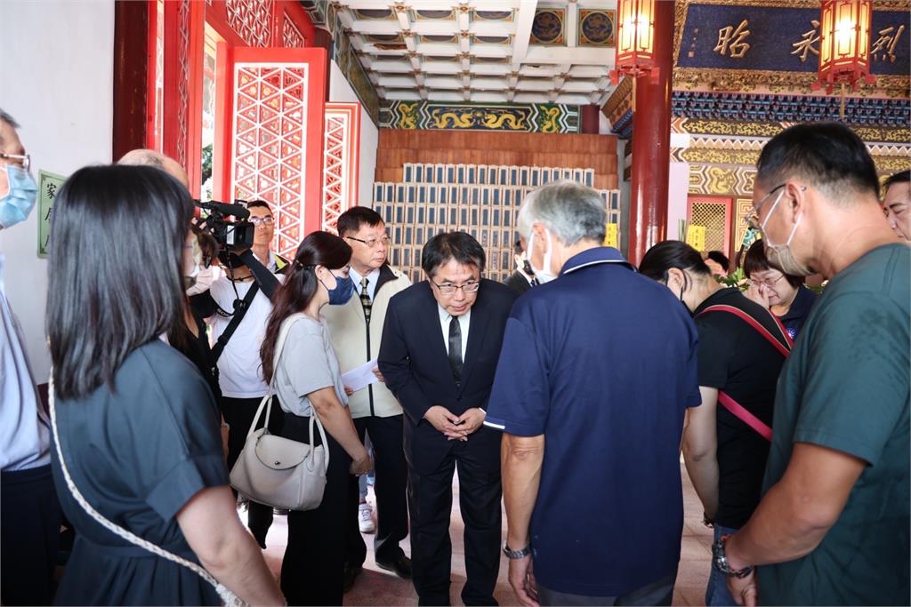 台南忠烈祠秋祭 黃偉哲向守護台灣的英靈致敬