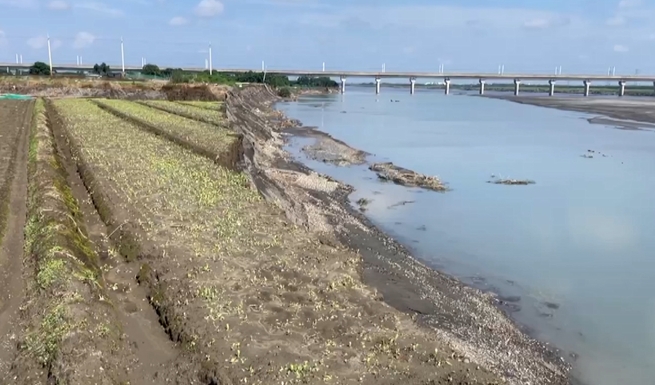 濁水溪南岸高灘地嚴重流失 水利署斥資5700萬防災