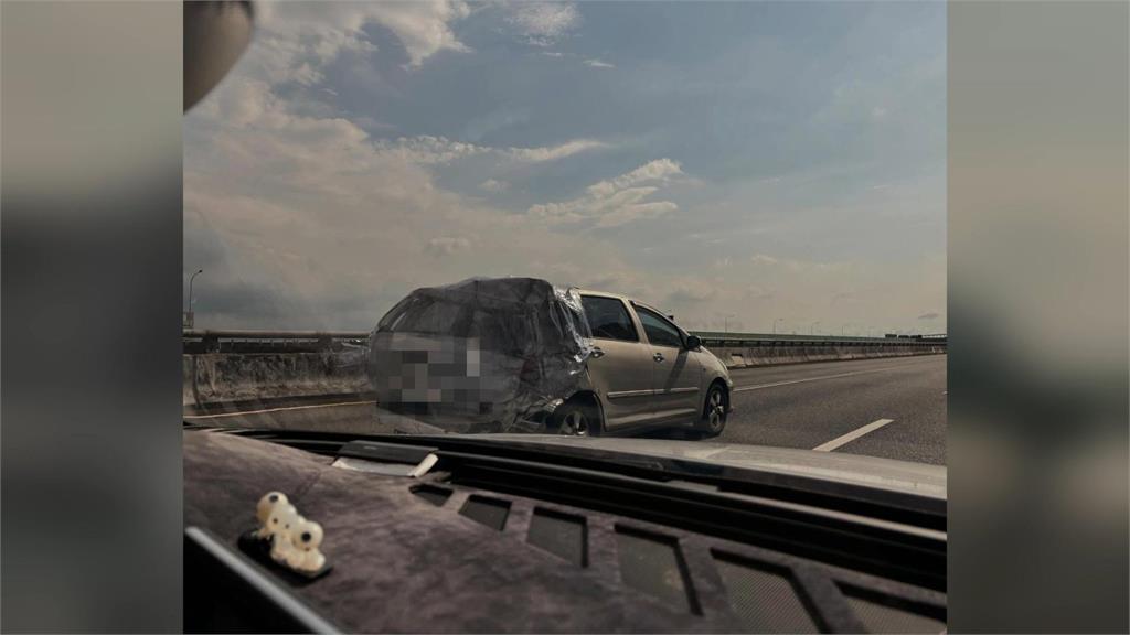 車破"黏膠帶.包保鮮膜"照開趴趴走 最高罰3600元