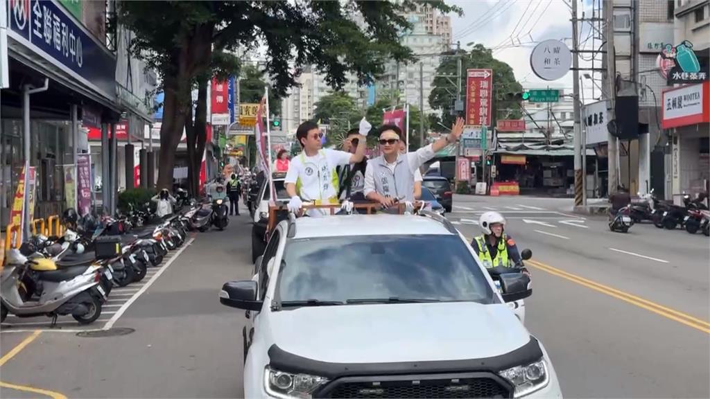 台中４５６罷團舉辦聯合車隊掃街　向支持者大催票