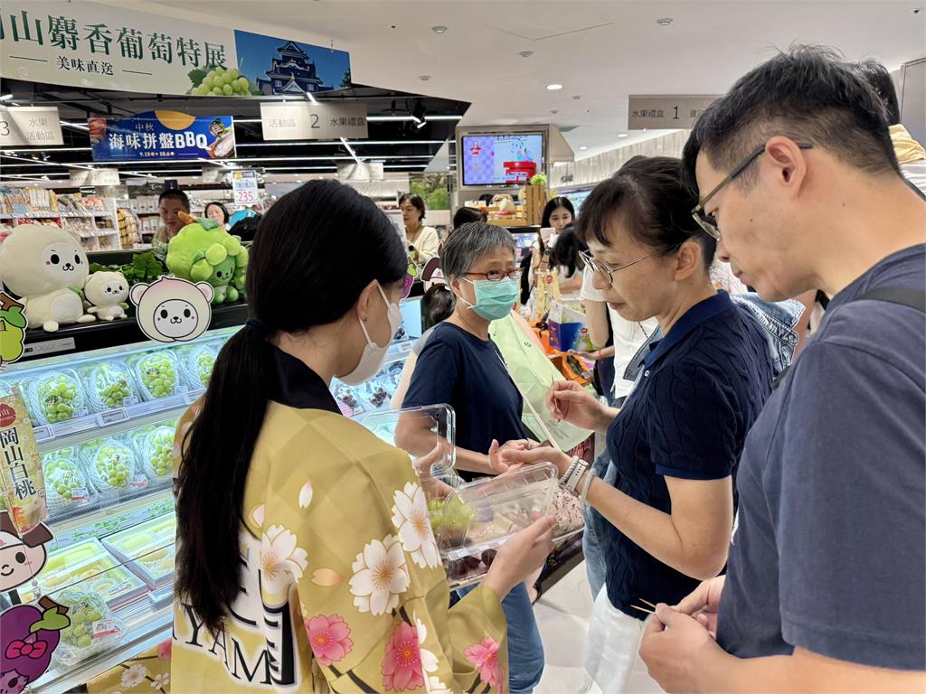 日本「晴王麝香葡萄」中秋限量登場！甜度16度以上掀搶購熱潮