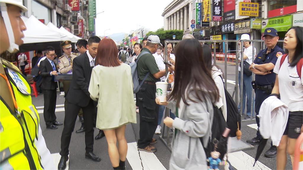 總統賴清德上任首日 就職典禮安檢滴水不漏
