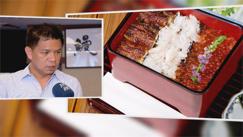 鰻魚結合鮭魚卵、松葉蟹 三種鮮味交疊醋飯襯托