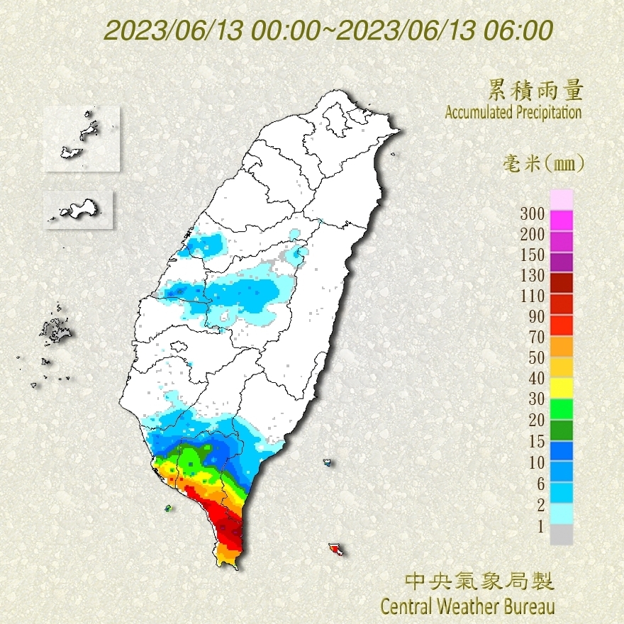 台灣尾巴被掃到！鄭明典曝「超長強對流雨帶」這天北抬　雨量圖一次看